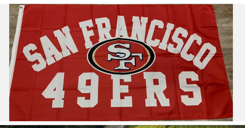 San Francisco 49ers Red NFL 3x5 Flag