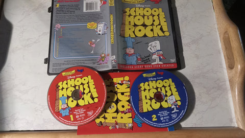 School House Rock 30th Anniversary DVD 2 Disk Set + Slipcover