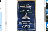 Seattle Seahawks NFL Super Bowl XLVIII 3x5 foot Flag