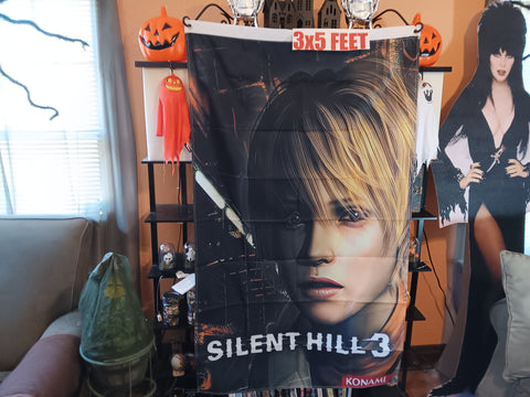 🎃 Halloween Silent Hill 3 3X5 Feet Flag Game Cover Design 2-Sided Banner