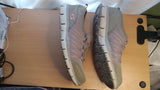 Skechers Women's Air Cooled Memory Foam Tennis Shoe Gray Pink 9