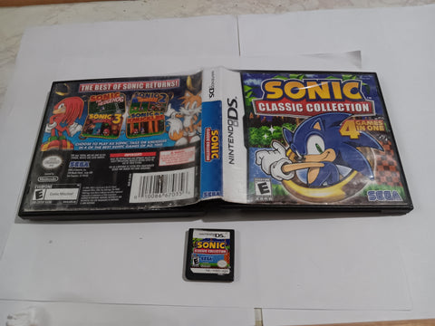 Sonic Classic Collection Tested Nintendo DS Video Game 1 2 3 Knuckles