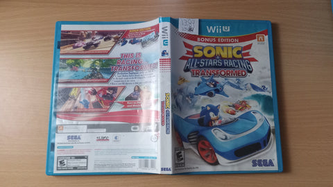 Sonic & All-Stars Racing Transformed Nintendo Wii-U Video Game