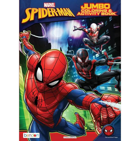 Spiderman Marvel Jumbo Coloring and Activity Book