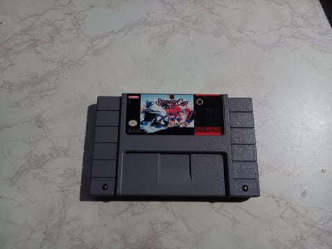Stanley Cup NHL SNES Tested Super Nintendo Video Game