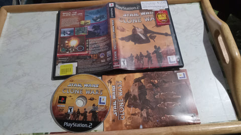 Star Wars Clone Wars Complete PS2 Tested Playstation 2 Video Game