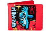 Stitch Kanji Bifold Wallet - Lilo & Stitch Red Buckle-Down