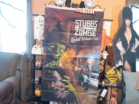 🎃 Halloween Stubbs The Zombie 3X5 Feet Flag Game Cover Tapestry