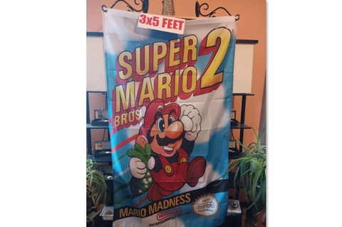 Super Mario Bros. 2 3X5 Feet Flag Banner