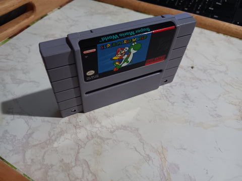 Super Mario World 1 SNES Tested Super Nintendo Video Game