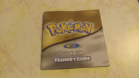 TRAINER'S GUIDE ONLY Pokemon Gold Version Gameboy Color Book Manual NO GAME