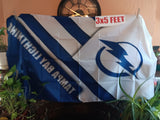 Tampa Bay Lightning Diagonal NHL 3X5 Feet Flag Banner Pole or Wall Decor