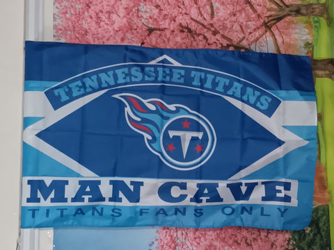 Tennessee Titans Man Cave 3x5 Feet NFL Flag