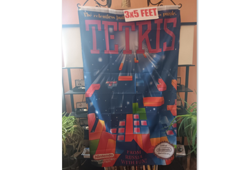 Tetris 3X5 Feet Flag Banner Video Game Cover Design