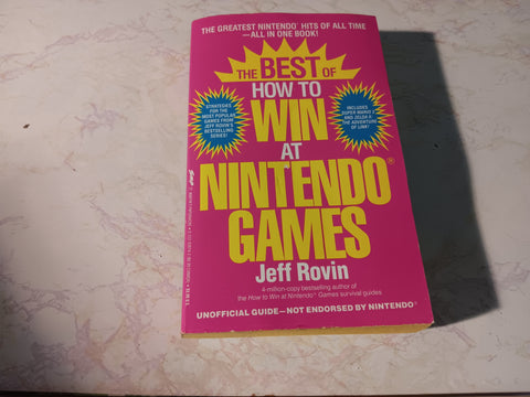 The Best of How To Win At Nintendo Games Paperback NES Jeff Rovin
