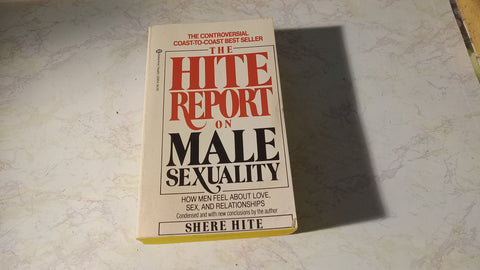 The Hite Report on Male Sexuality Paperback Book