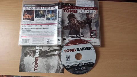 Tomb Raider Game of the Year Edition  Used PS3 Video Game