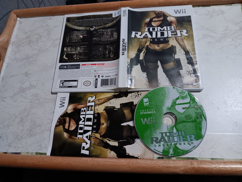Tomb Raider Underworld Tested Nintendo Wii Video Game