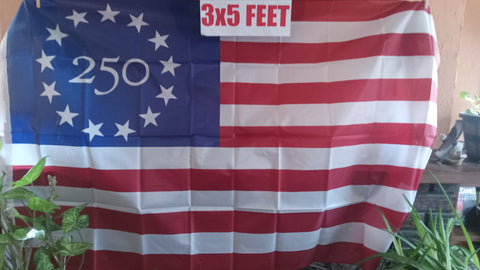 USA 250th Anniversary 3x5 American Flag