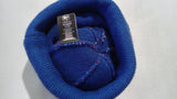 USED Buffalo Bills 47 Brand Red White Blue Winter Pom Beanie Womens Hat