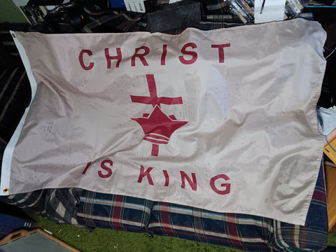 USED Christ is King 3x5 Feet Christian Flag
