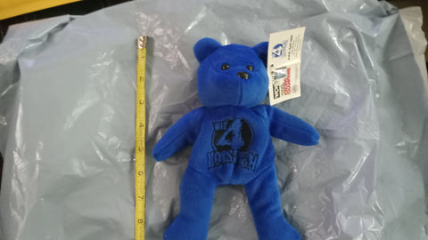 WCW Wrestling 4 Horsemen Racing Champions Beanie Bear Plush Teddy Bear Toy