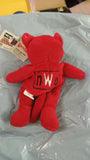 WCW NWO Kevin Nash Racing Champions Beanie Bear Plush Teddy Bear Toy Doll