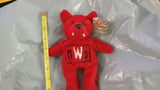 WCW NWO Racing Champions Beanie Bear The Pac Plus Teddy Bear Toy Doll