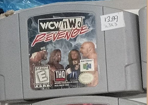 WCW NWO Revenge Wrestling Used N64 Video Game