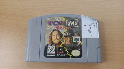 WCW NWO World Tour Wrestling N64 Used Nintendo 64 Video Game