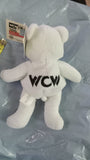 WCW Nitro Girls White Bear Plush 8.5 Inch 1999 Racing Champions Stuffed Animal