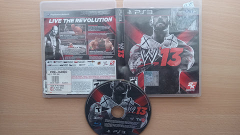 WWE 13 Wresting 2013 Used PS3 Video Game