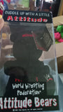 WWF Attitude Bear Dwayne The Rock Johnson WWE Plush Toy Teddy Bear Doll