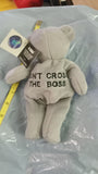 WWF Attitude Bear Mr. McMahon WWE Plush Toy Teddy Bear Doll Vince McMahon