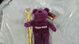 WWF Attitude Bear Undertaker Purple WWE Plush Toy Teddy Bear Doll