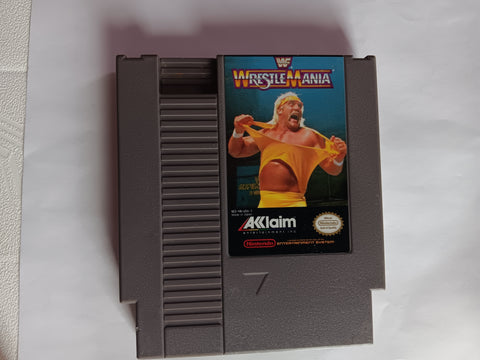 WWF Wrestlemania Wrestling NES Original Nintendo Used Video Game