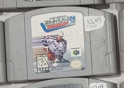 Wayne Gretzky NHL 98 Hockey Used Video Game