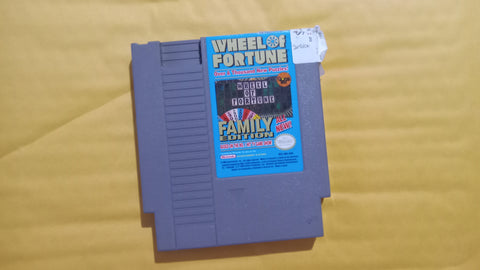 Wheel of Fortune Family Edition NES Original Nintendo Tested Video Game