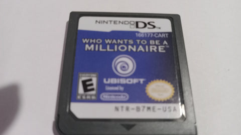 Who Wants to Be A Millionaire Tested Nintendo DS Video Game