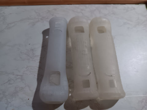 Wii 3 Remote Plus Silicone Sleeves Controller Grip Protector