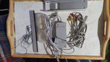 Wii Accessory Bundle AC AV Cables Sensor Bar Vertical Stand Remote Sleeve