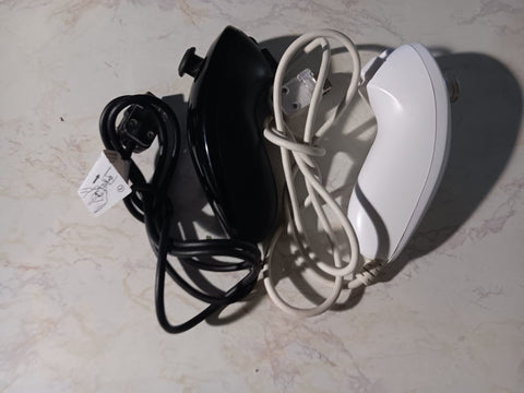 Wii BUNDLE OEM Black Nunchuck + White Nunchuck