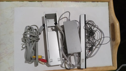 Nintendo Wii Cables + Stand Bundle Sensor Bar AV Cord AC Power Adapter OEM