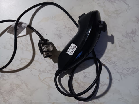 Wii Nunchuck OEM Black Nintendo Brand Controller Tested