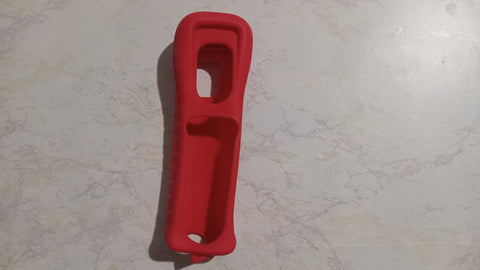 Wii Remote Red Silicone Sleeve  Controller Grip Protector