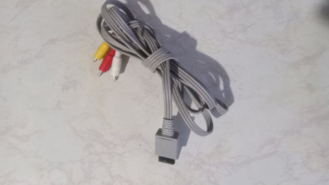 Wii TV Cable OEM AV Cord Official Nintendo Brand