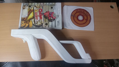 Wii Zapper Controller BUNDLE Link's Crossbow Training Chicken Blaster Gun Nintendo Wii Video Game
