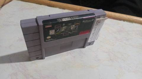 Williams Arcade Hit SNES Tested Super Nintendo Video Game