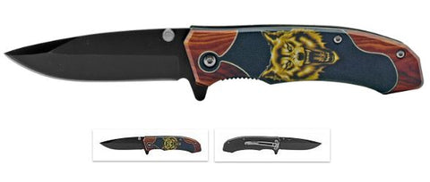 Wolf Classic Style Spring Assisted Folding Pocket Knife