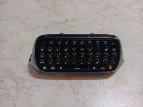 Xbox 360 Chatpad Keyboard Black Microsoft Controller Attachment 852479-001